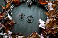 Image 1 of Vertebra Bone Hoop earrings