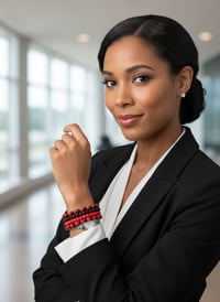 Image 1 of Red & Black Berry Bracelets