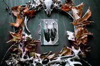 Image 2 of Stone and Feather earrings