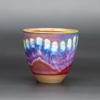 Image 2 of Magenta Flambé/Lavender Dotty - Tumbler