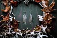 Image 1 of Simple Feather earrings