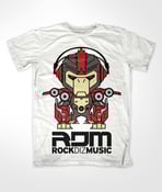 Image of Rockdizmusic Logo White Tee