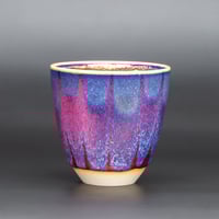 Image 1 of Magenta Flambé/Waves #1 - Tumbler