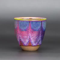 Image 2 of Magenta Flambé/Waves #2 - Tumbler