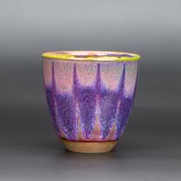 Image 1 of Magenta Flambé/Waves #3 - Tumbler