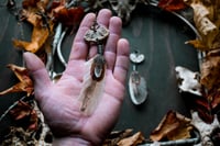 Image 4 of Bone and Feather earrings