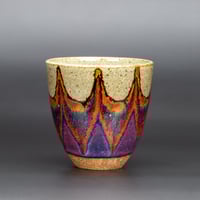 Image 1 of Amber Magenta/Rust Waves - Tumbler