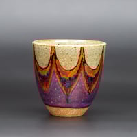 Image 2 of Amber Magenta/Rust Waves - Tumbler