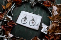 Image 3 of Simple Bone Hoop earrings