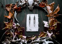 Image 2 of Baba etched brass and bone earrings