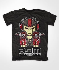 Image of Rockdizmusic Logo Black Tee
