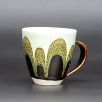 Image 3 of Mint/Tenmoku Arches #2 - Tall Mug