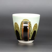 Image 2 of Mint/Tenmoku Arches #2 - Tall Mug