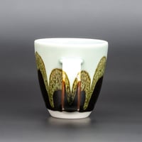Image 2 of Mint/Tenmoku Arches #1 - Tall Mug