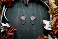 Image 4 of Bolt Thrower etched brass earrings