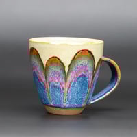 Image 3 of Blue/Rust Arches - Tall Mug