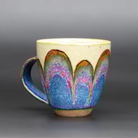 Image 1 of Blue/Rust Arches - Tall Mug