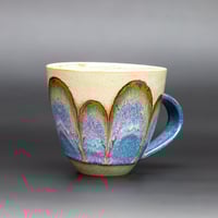 Image 3 of Blue/Rainbow Rust Arches #4 - Large Mug
