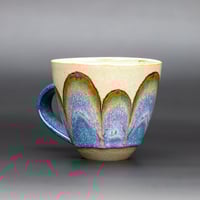 Image 1 of Blue/Rainbow Rust Arches #4 - Large Mug