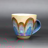 Image 3 of Blue/Rainbow Rust Arches #2 - Large Mug