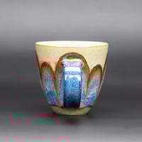 Image 2 of Blue/Rainbow Rust Arches #2 - Large Mug