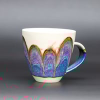 Image 3 of Blue/Rainbow Rust Arches #1 - Large Mug