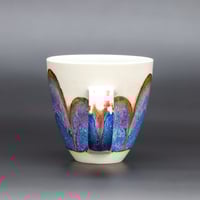 Image 2 of Blue/Rainbow Rust Arches #1 - Large Mug