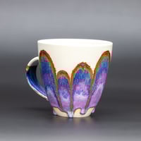 Image 1 of Purple/Rainbow Rust Arches - Large Mug