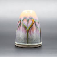 Image 2 of Soft Rainbow Melting Hearts - Medium Vase