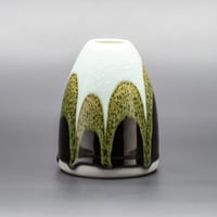 Image 1 of Mint/Tenmoku Arches - Medium Vase