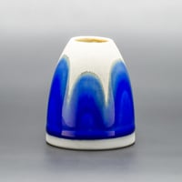 Image 2 of Cobalt/Cream Arches - Small Vase