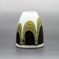 Image 2 of Mint/Tenmoku Arches - Small Vase