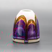 Image 1 of Purple/Rainbow Rust Arches #2 - Small Vase