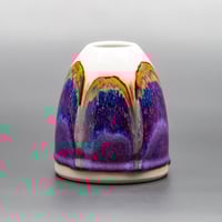 Image 2 of Purple/Rainbow Rust Arches #2 - Small Vase