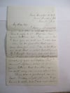 #187-CIVIL WAR SALE: A SOLDIER'S LETTER TO HIS "DEAR WIFE"