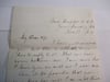 #187-CIVIL WAR SALE: A SOLDIER'S LETTER TO HIS "DEAR WIFE"
