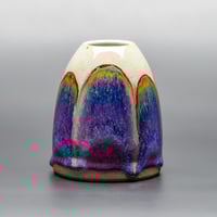 Image 1 of Purple/Rainbow Rust Arches #1 - Small Vase