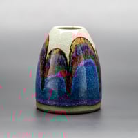 Image 2 of Sage/Blue Rust Arches #1 - Small Vase