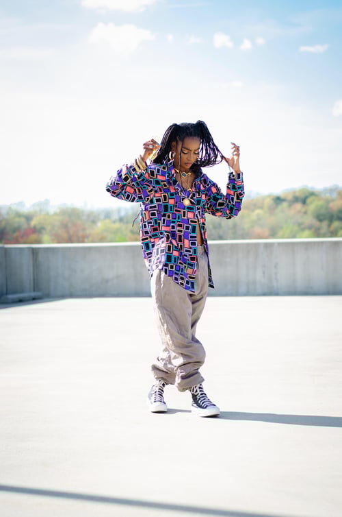 Image of Vintage New York Classics Metallic Taupe Windbreaker Pants