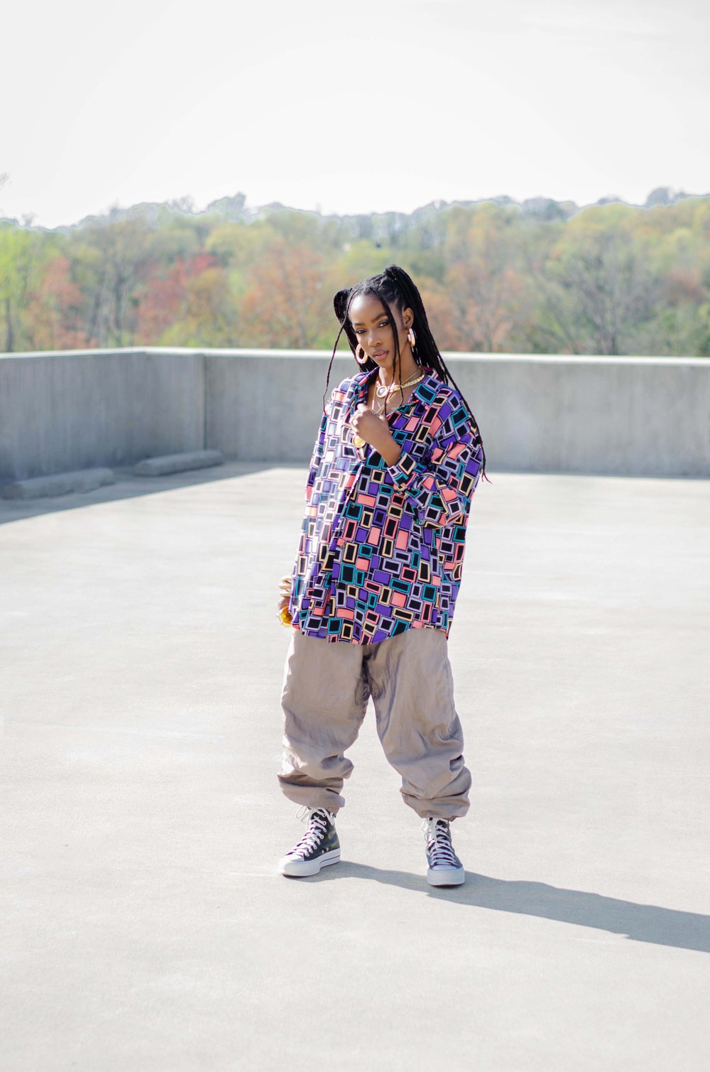 Image of Vintage New York Classics Metallic Taupe Windbreaker Pants