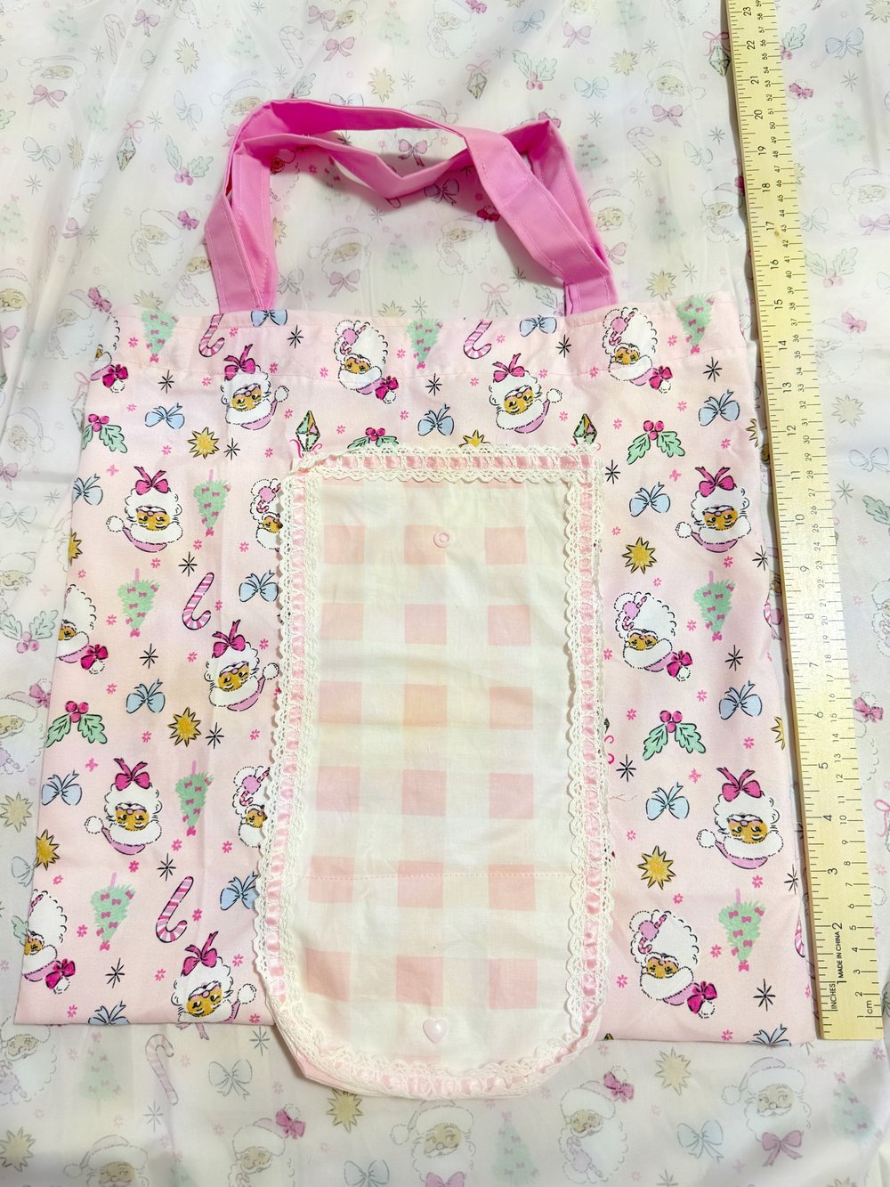 Image of Santa tote bag