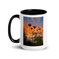 Image 3 of Coreopsis Sunset Garden Mug - Black
