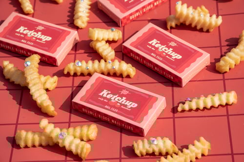 Image of Ketchup Packet Nail Files - Limited Edition