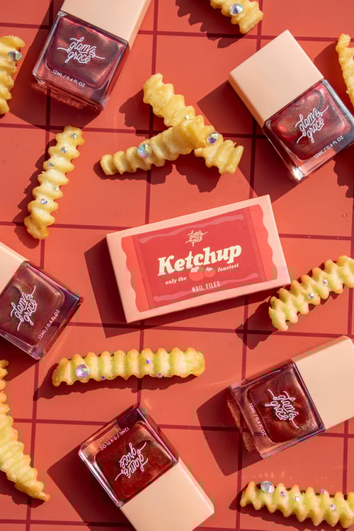 Image of Ketchup Packet Nail Files - Limited Edition