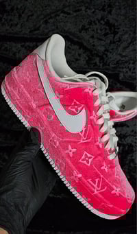 Image 1 of Pink Velvet Air Force 1