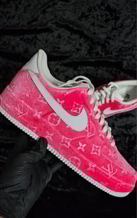 Image 2 of Pink Velvet Air Force 1