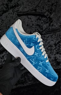 Image 1 of Turquoise Velvet Air Force 1
