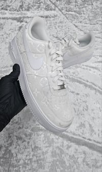 Image 2 of White Velvet Air Force 1