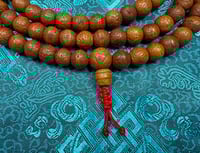 Image 1 of Bodhichitta Seed Mala - Medium Brown - 12mm to 12.5mm Bodhi Seeds - Great Beginning Mala