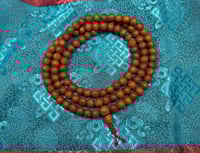 Image 3 of Bodhichitta Seed Mala - Medium Brown - 12mm to 12.5mm Bodhi Seeds - Great Beginning Mala